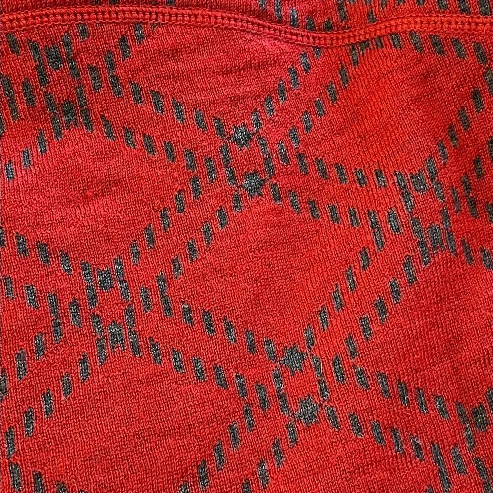 Krimson Klover Red 100% Wool Cardigan Sz S Bella Swan Preppy Rory Y2K Flaws